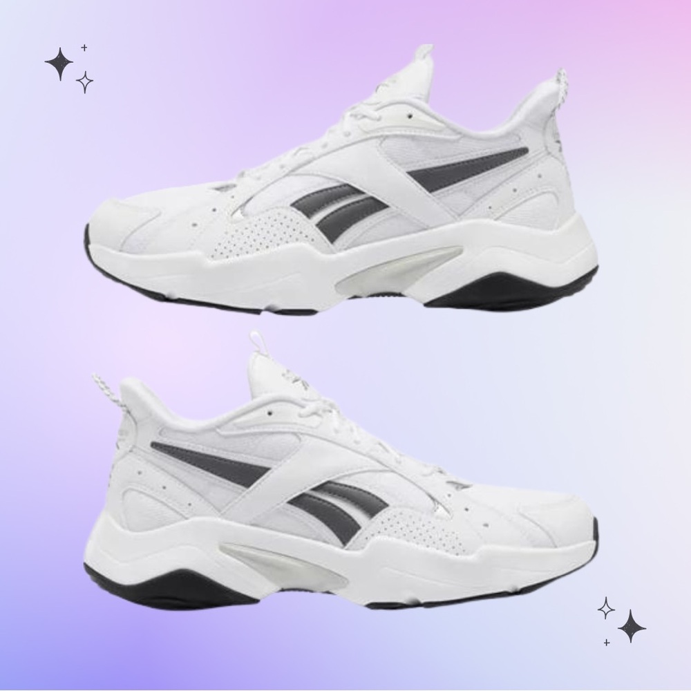 🔴SOLD🔴Reebok Turbo Restyle shoes white and grey